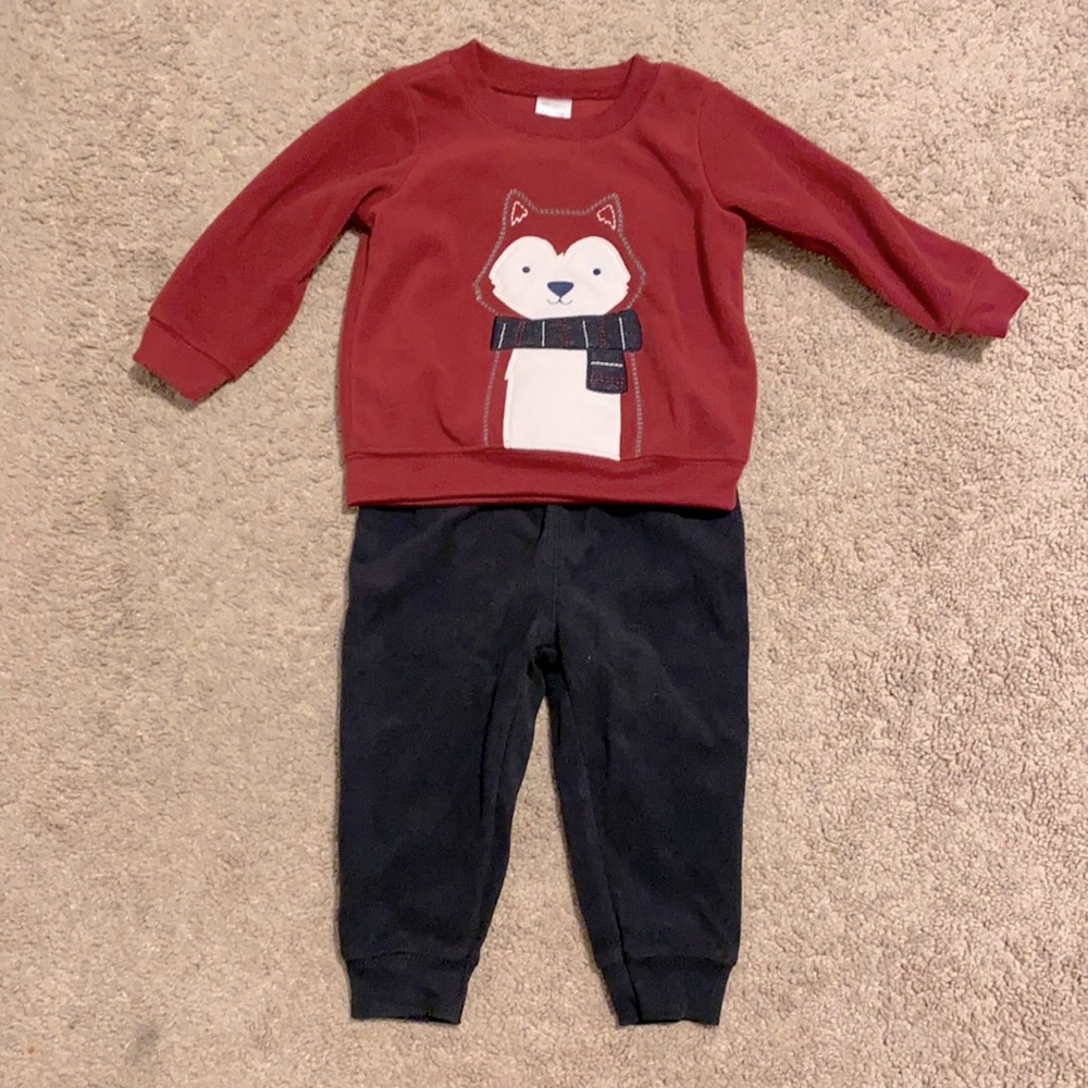 Just One You by Carter’s fox sweater & pants set.